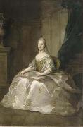 unknow artist Portrait of Maria Josepha of Saxony dauphine of France painting